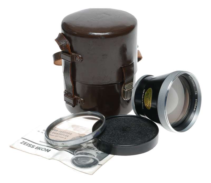 Carl Zeiss Pro-Tessar 1:4 F=115mm Contaflex Super Camera Lens