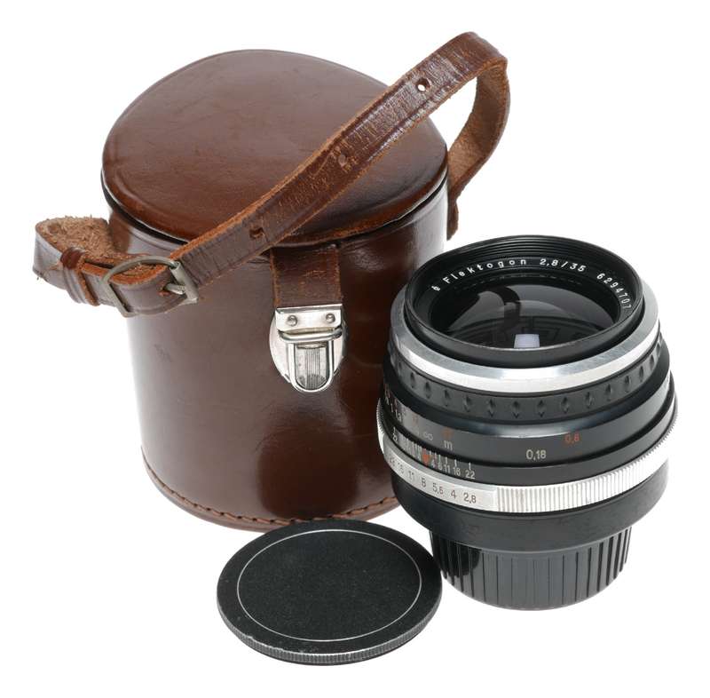 Carl Zeiss Jena Flektogon 2.8/35 Wide Angle SLR Camera Lens M42