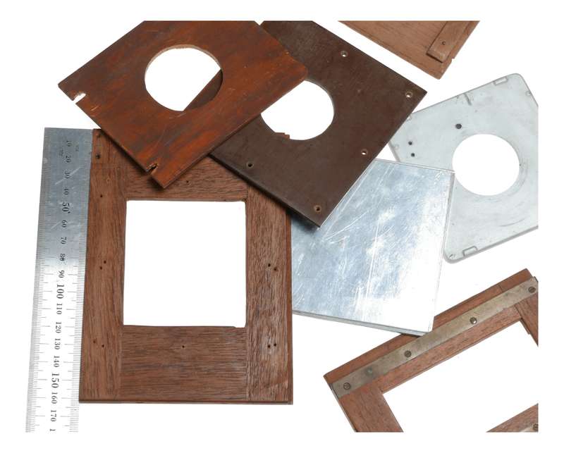 Vintage Film Photography Folding Camera Lens Boards Various Formats