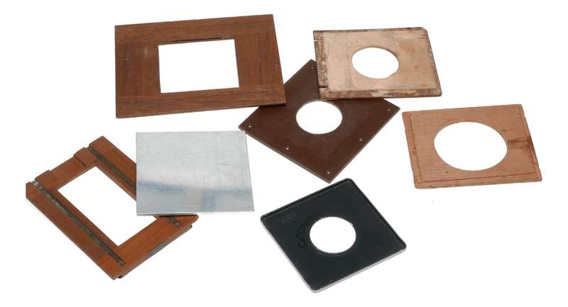 Vintage Film Photography Folding Camera Lens Boards Various Formats