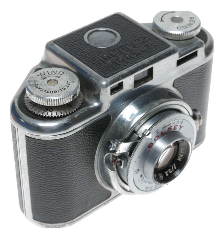 Bolsey 35 Model B Film Camera Wollensak f/3.2 44mm