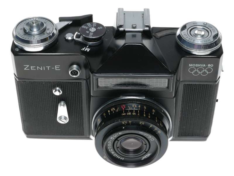 Zenit-E Film Camera Industar-50-2 3.5/50 1980 Olympic Moskva