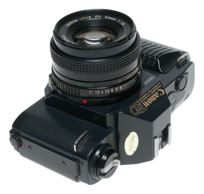 Canon T50 35mm SLR Film Camera MD 1.8/50