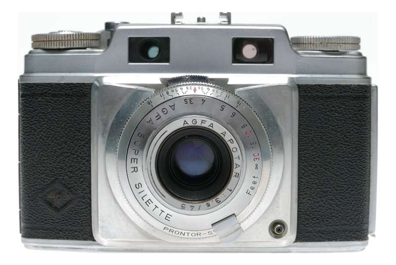 Agfa Super Silette 35mm Film Rangefinder Camera Apotar 1:3.5/45