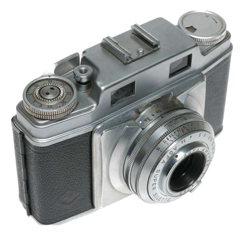 Agfa Super Silette 35mm Film Rangefinder Camera Apotar 1:3.5/45