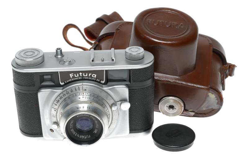 Futura P Standard 35mm Film Rangefinder Camera Futar 1:3.5/45
