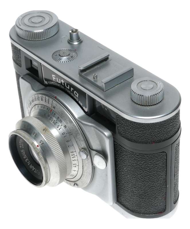 Futura P Standard 35mm Film Rangefinder Camera Futar 1:3.5/45