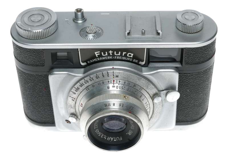 Futura P Standard 35mm Film Rangefinder Camera Futar 1:3.5/45