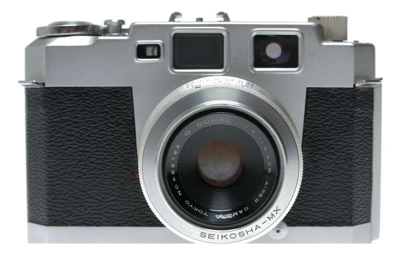 Aires 35 IIIA Film Rangefinder Camera Q Coral 1:2.8 f=4.5cm