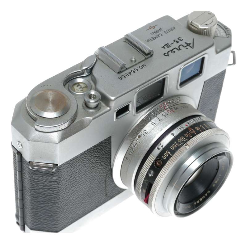 Aires 35 IIIA Film Rangefinder Camera Q Coral 1:2.8 f=4.5cm
