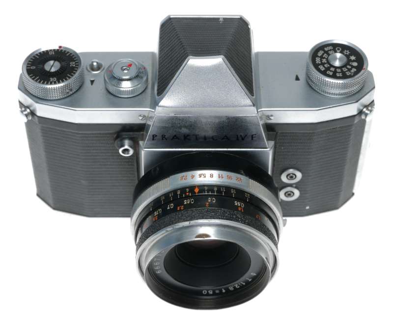 Pentacon Praktica IV F 35mm Film SLR Camera Jena T 2.8/50