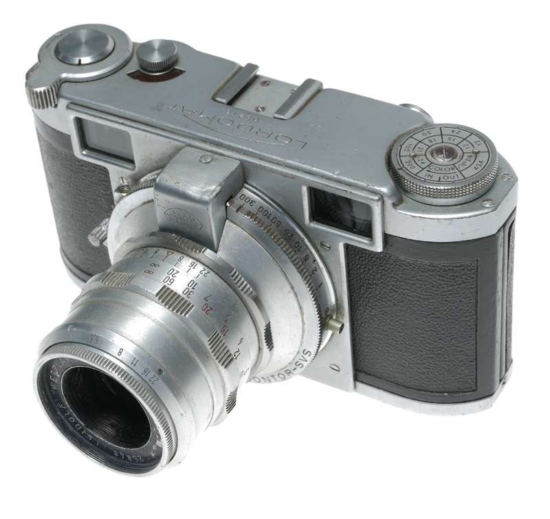 Leidolf Wetzlar Lordomat 35mm Film Camera Telordon 1:5.5/90