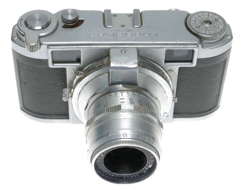 Leidolf Wetzlar Lordomat 35mm Film Camera Telordon 1:5.5/90