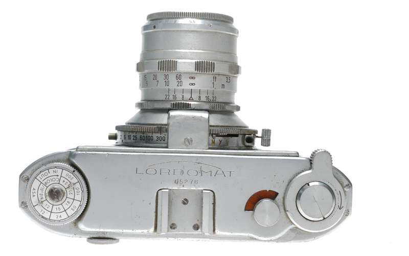 Leidolf Wetzlar Lordomat 35mm Film Camera Telordon 1:5.5/90
