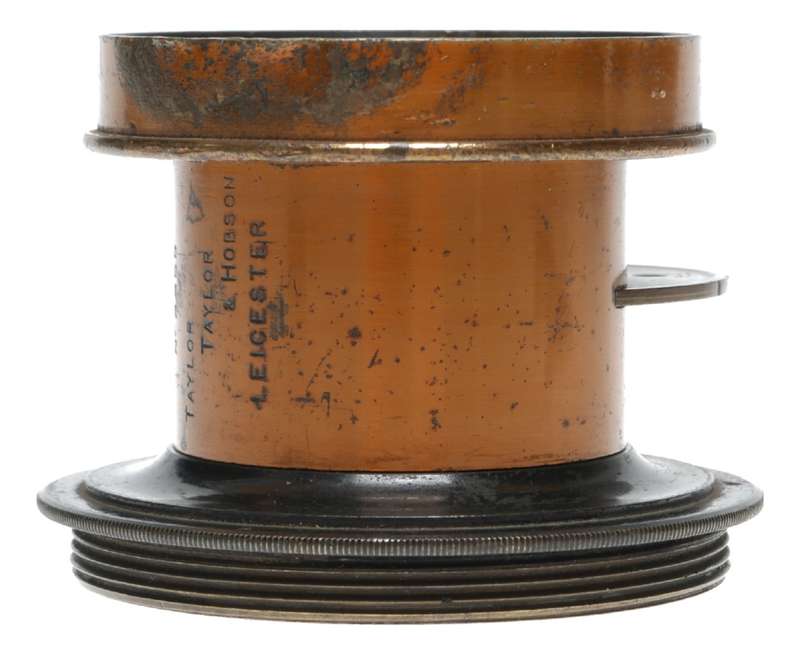 Taylor Hobson 8 1/2 x 6 1/2 W.A.R. EQ.FOC. 5.31 IN. Brass Lens