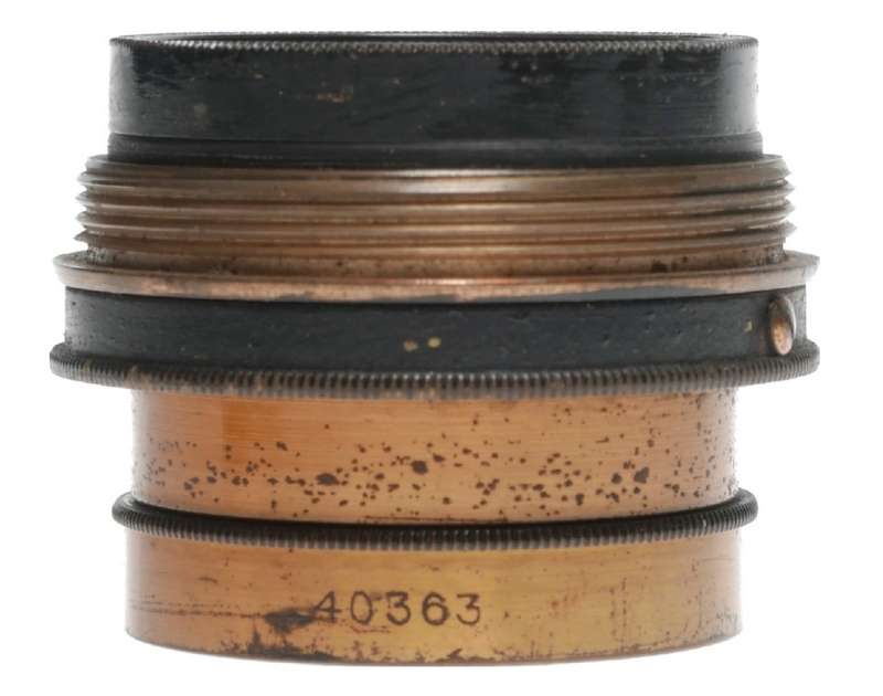 Aldis Anastigmat No.7 F7.7 Vintage Brass Plate Camera Lens