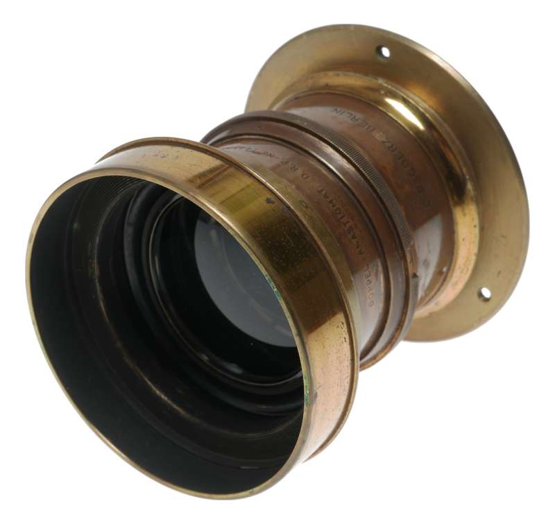 Goerz Doppel Anastigmat Serie III No.7 F=360mm 14 Inch Brass Lens