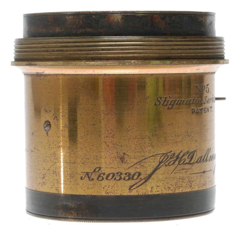 Dallmeyer No.5 Stigmatic Series III Portrait Brass Plate Camera Lens