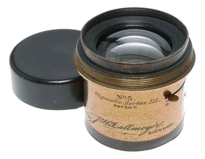 Dallmeyer No.5 Stigmatic Series III Portrait Brass Plate Camera Lens