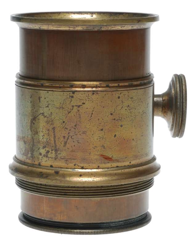 Vintage Brass Portrait Lens Medium Large Format Plate Camera