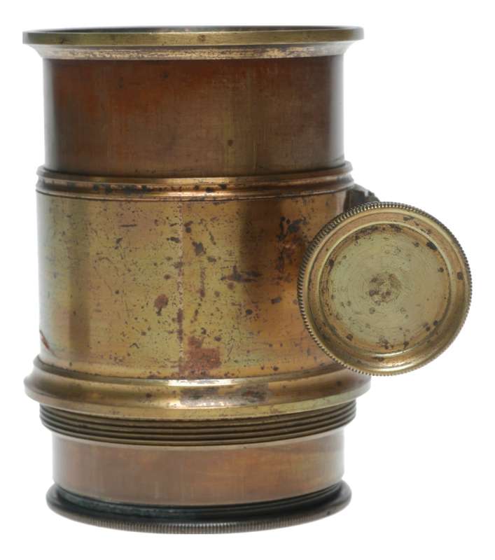 Vintage Brass Portrait Lens Medium Large Format Plate Camera