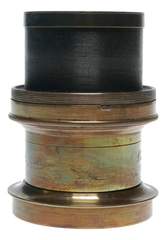 Lancaster & Son Rectigraph Half Plate Camera Brass Lens