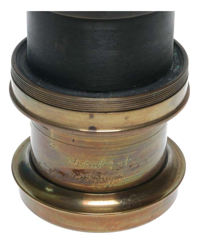 Lancaster & Son Rectigraph Half Plate Camera Brass Lens