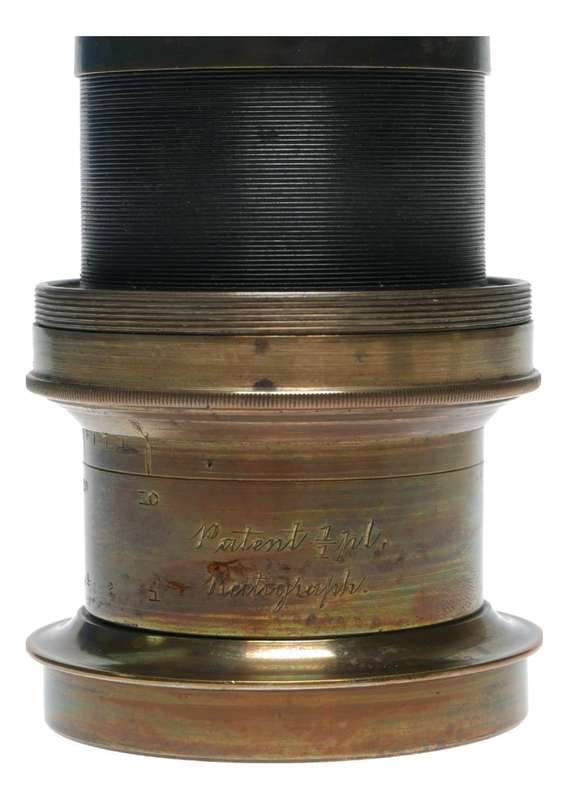 Lancaster & Son Rectigraph Half Plate Camera Brass Lens