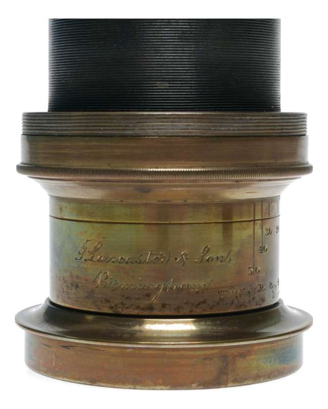 Lancaster & Son Rectigraph Half Plate Camera Brass Lens