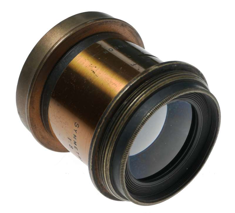 Ross Symmetric Anastigmat 1:8 F:9 In. Plate Bellows Camera Brass Lens