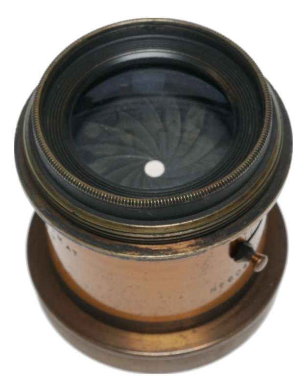 Ross Symmetric Anastigmat 1:8 F:9 In. Plate Bellows Camera Brass Lens