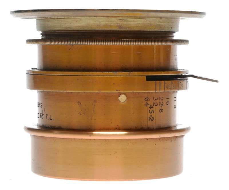 Cooke Taylors Series III 6 1/3 In FL Brass Portrait Lens f11