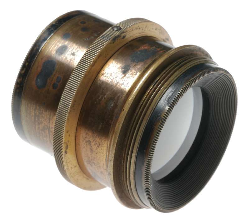 Busch Rapid Aplanat F.7 F=20cm Brass Large Format Camera Lens