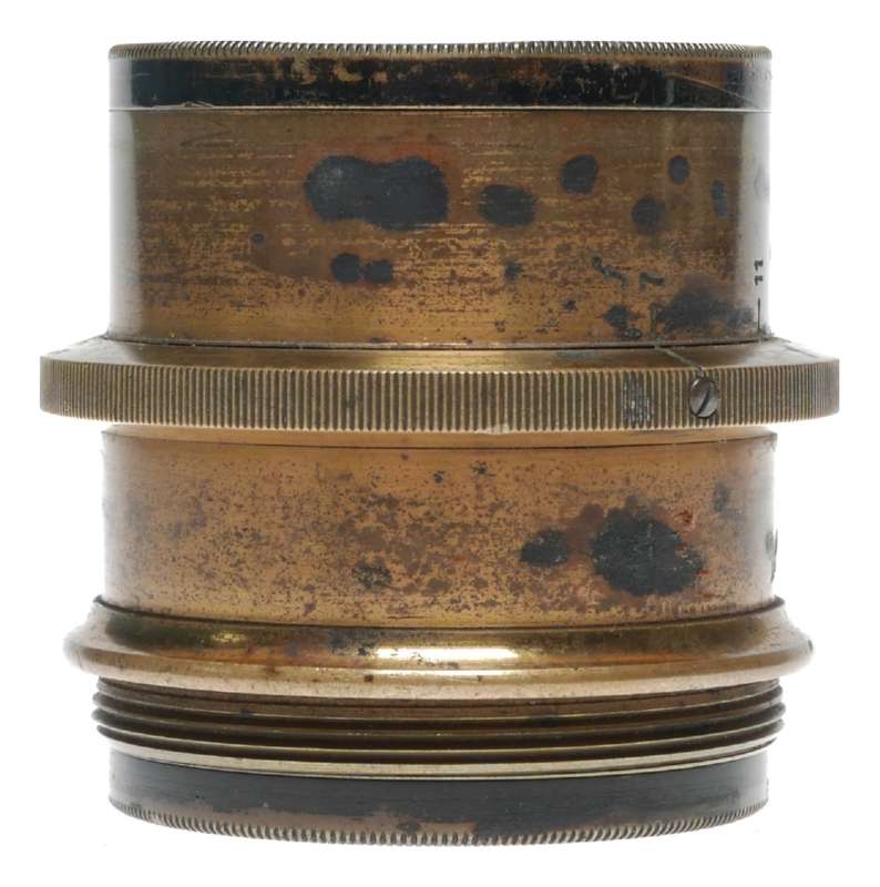 Busch Rapid Aplanat F.7 F=20cm Brass Large Format Camera Lens