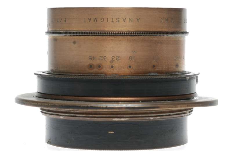 Aldis Uno Anastigmat F.7.7 No.3 11 In Focus Large Format Brass Lens