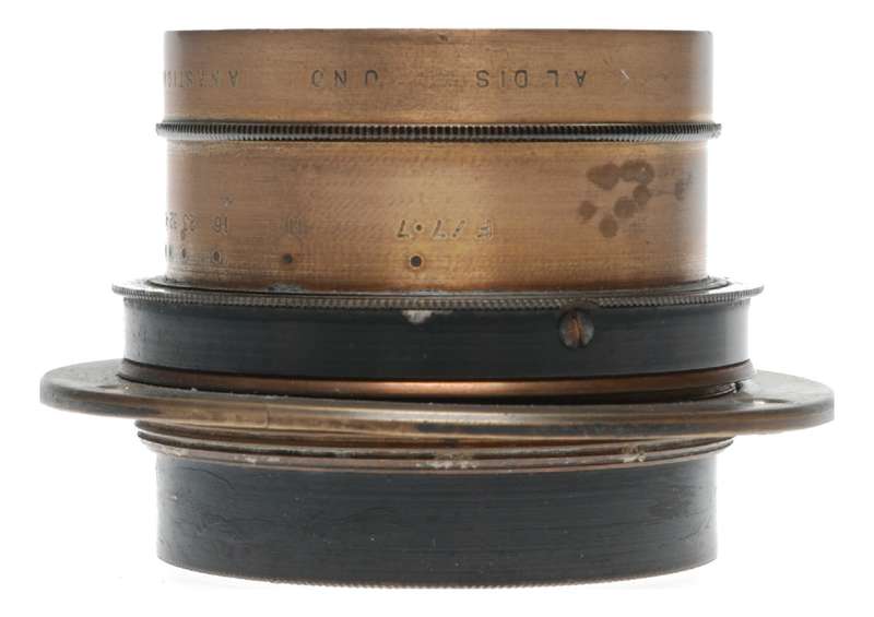 Aldis Uno Anastigmat F.7.7 No.3 11 In Focus Large Format Brass Lens