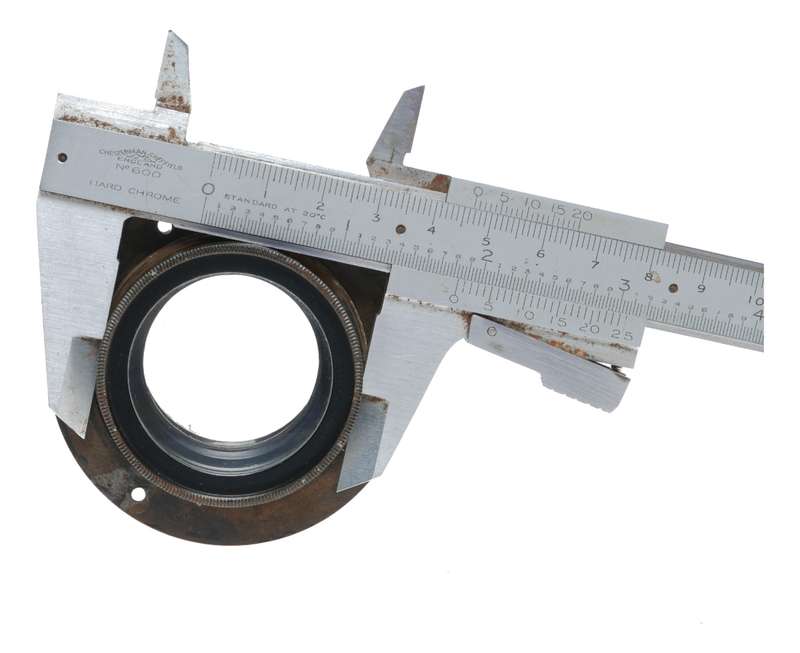 Aldis Uno Anastigmat F.7.7 No.3 11 In Focus Large Format Brass Lens
