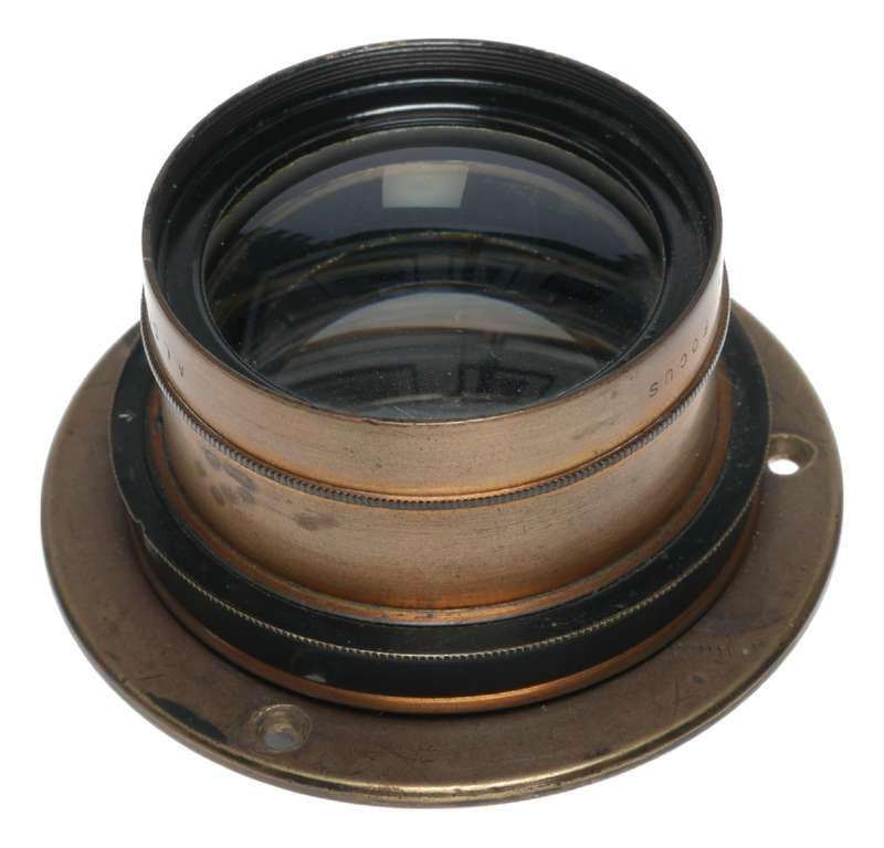 Aldis Uno Anastigmat F.7.7 No.3 11 In Focus Large Format Brass Lens