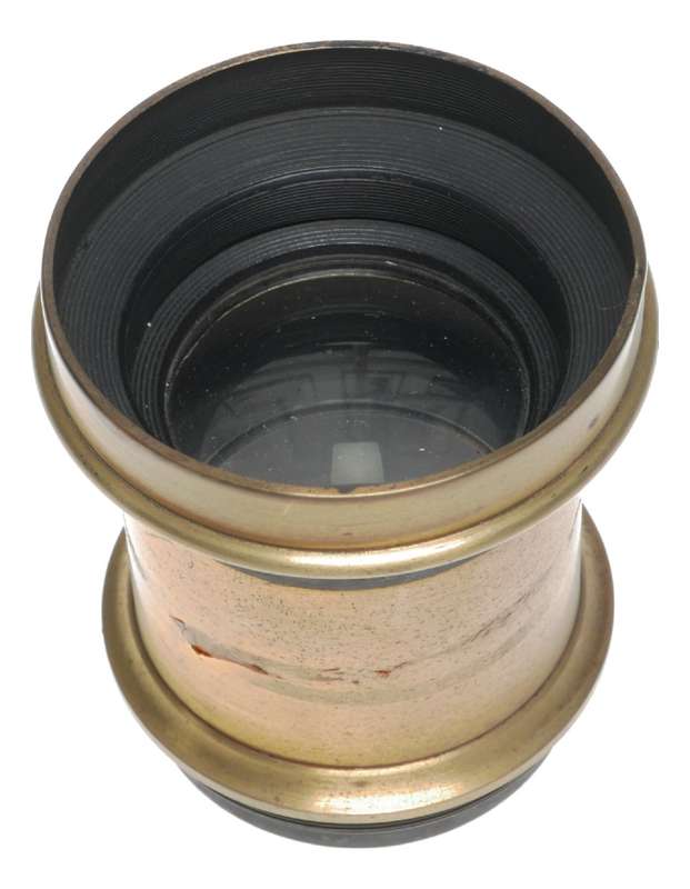Brass Vintage Portrait Lens Film Photography Plate Bellows Camera