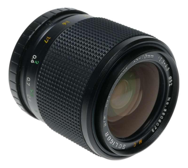 Soligor S/M Zoom Macro 35-70mm 1:3.5-4.5 M.C. Camera Lens