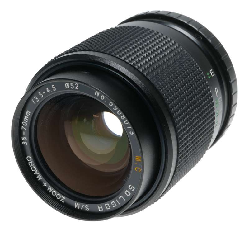 Soligor S/M Zoom Macro 35-70mm 1:3.5-4.5 M.C. Camera Lens