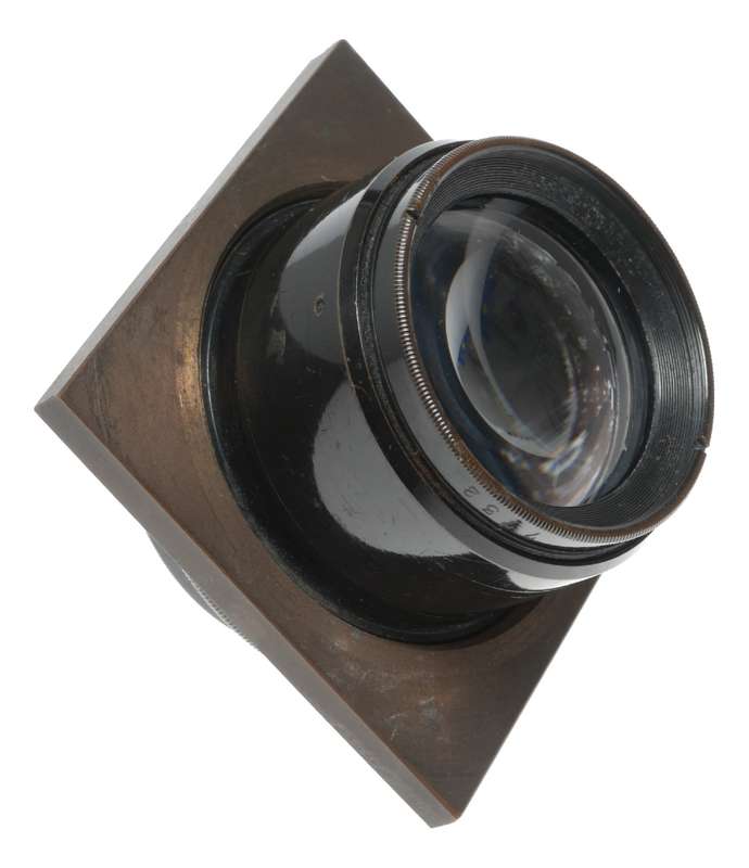 Carl Zeiss Jena Triotar 1:4.5 F=15cm Camera Brass Lens BIV3 Early