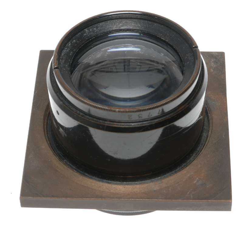 Carl Zeiss Jena Triotar 1:4.5 F=15cm Camera Brass Lens BIV3 Early