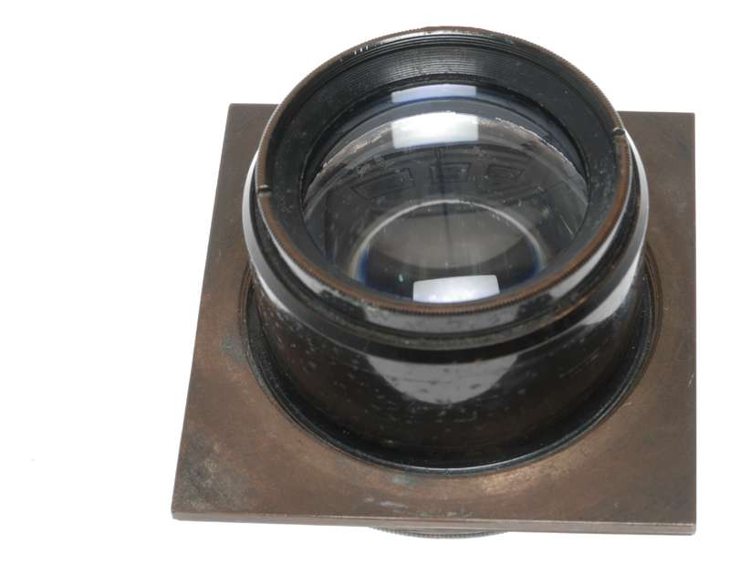 Carl Zeiss Jena Triotar 1:4.5 F=15cm Camera Brass Lens BIV3 Early