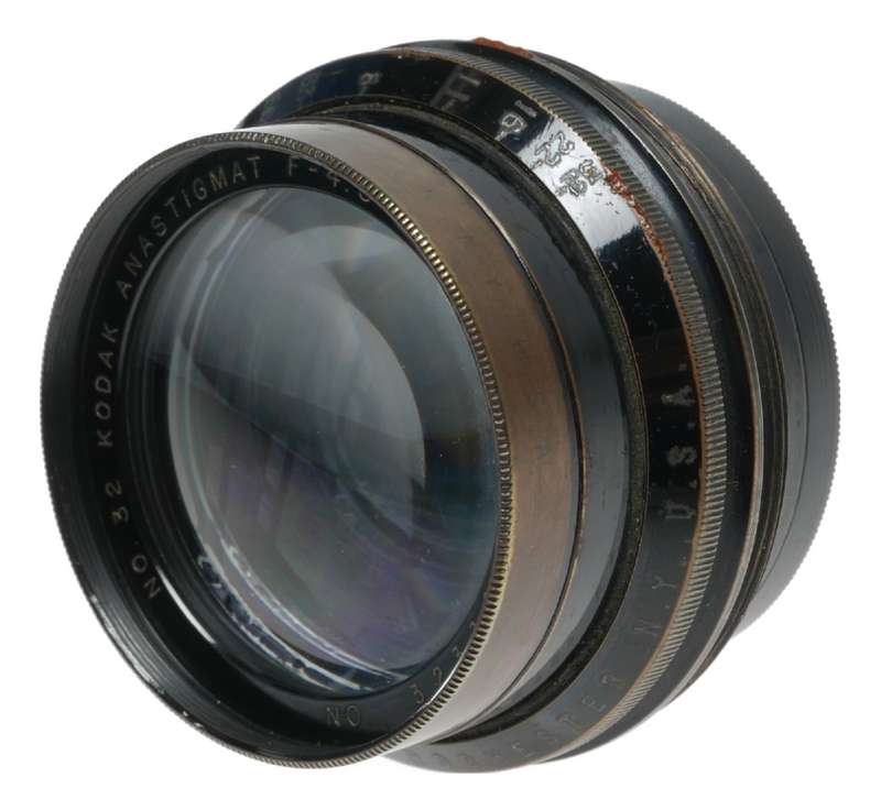 Kodak No.32 Anastigmat F-4.5 Large Format Camera Lens 6 3/8 In