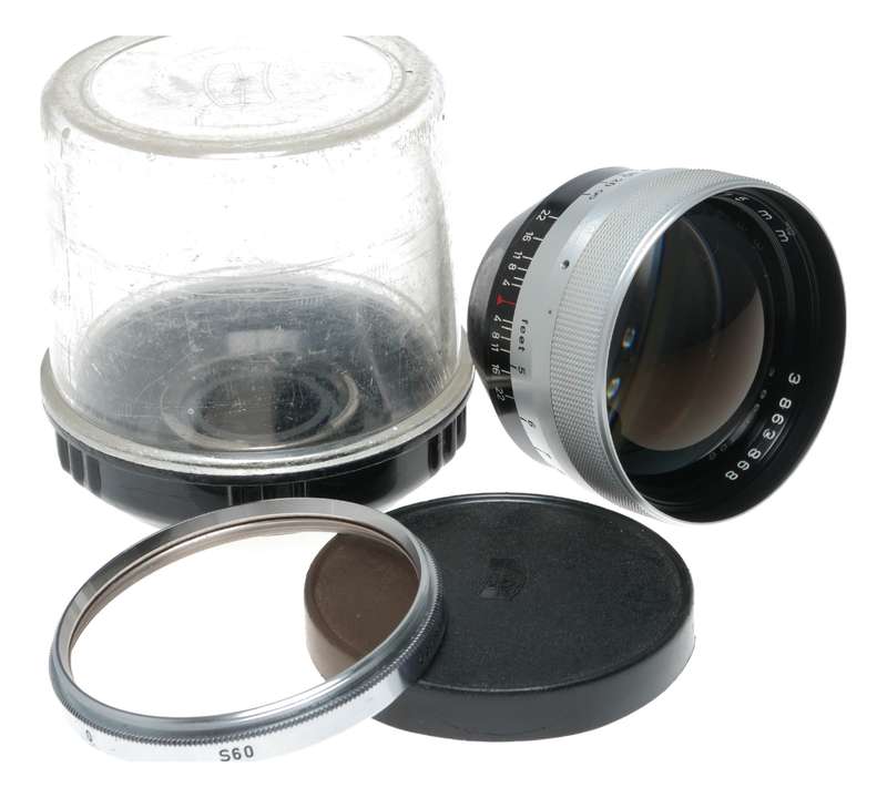 Carl Zeiss Pantar 1:4 f=75mm Camera Lens Contaflex Alpha Beta Prima