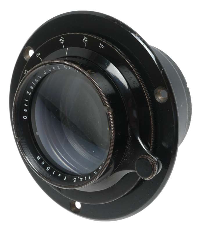 Carl Zeiss Jena Triotar 1:4.5 f=15cm Camera Brass Lens
