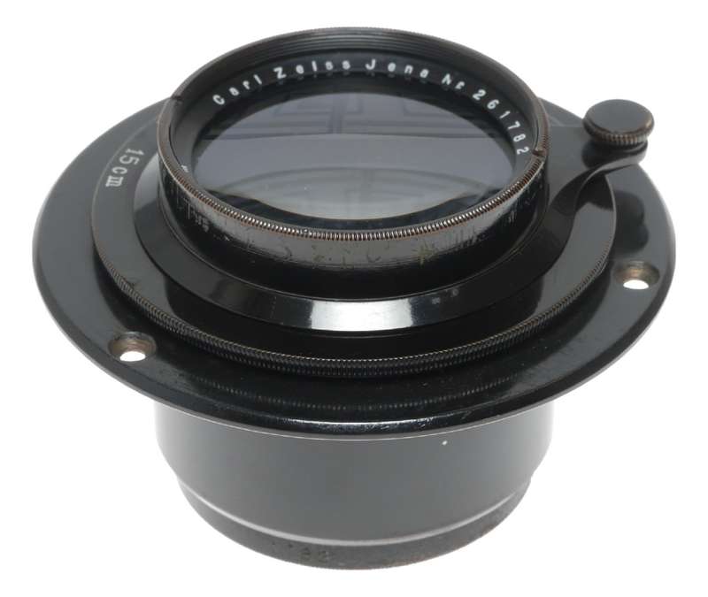 Carl Zeiss Jena Triotar 1:4.5 f=15cm Camera Brass Lens
