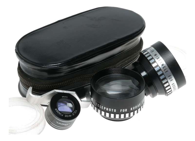 Kodak Inst. Lens Set Bower Telephoto, Wide Angle & Tele-wide Finder