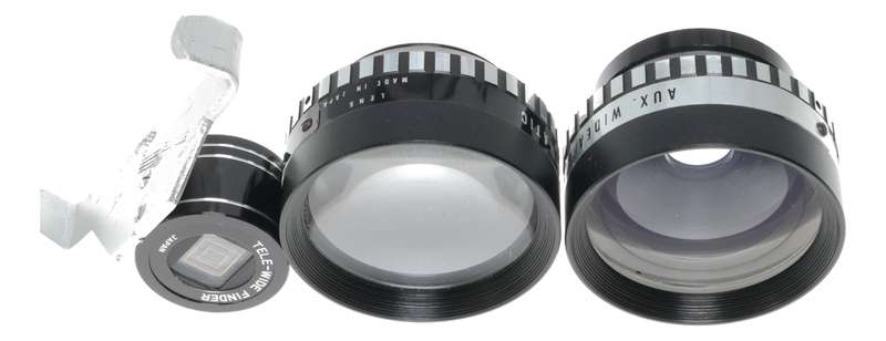 Kodak Inst. Lens Set Bower Telephoto, Wide Angle & Tele-wide Finder